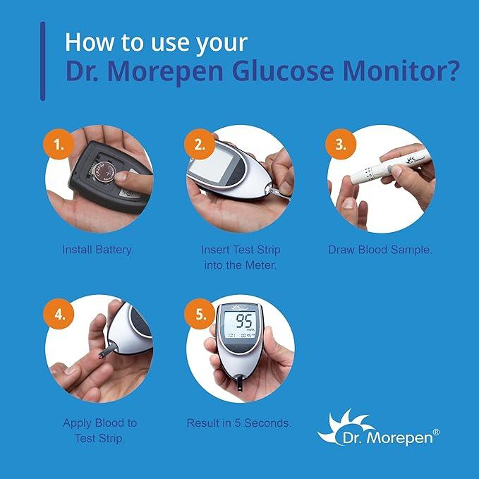 Dr.Morepen GlucoOne Blood Glucose Monitor BG 03 Dr.Morepen GlucoOne Blood Glucose Monitor BG 03